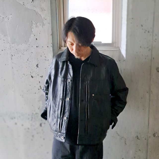 YOUSED (ユーズド) [ 3POCKET 1st LEATHER JACKET ] リメイク