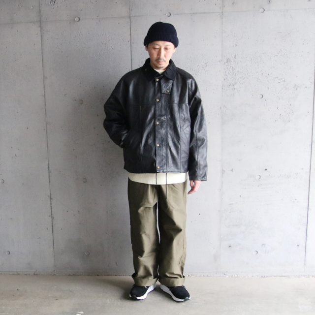 YOUSED (ユーズド) [ LEATHER DRIVERS JACKET ] リメイク レザー