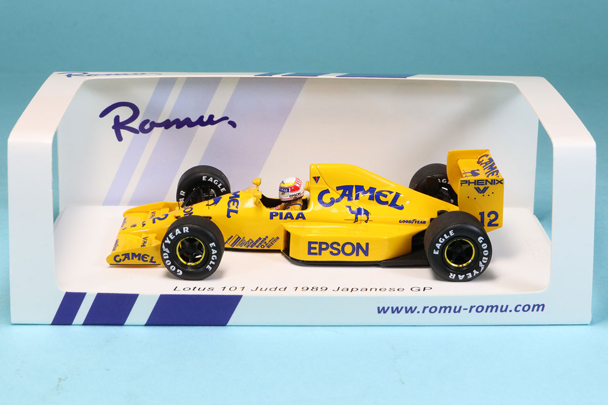 ロム特注スパーク 1/43 ロータス 101 ジャッド 日本 GP 1989 中嶋 悟