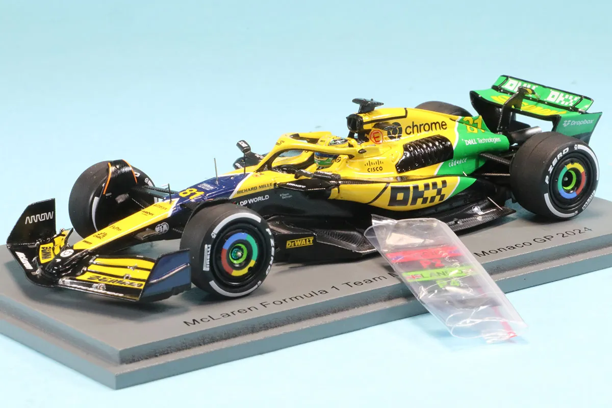スパーク 1/43 マクラーレン MCL38 モナコGP 2024 O.ピアストリ S9539
