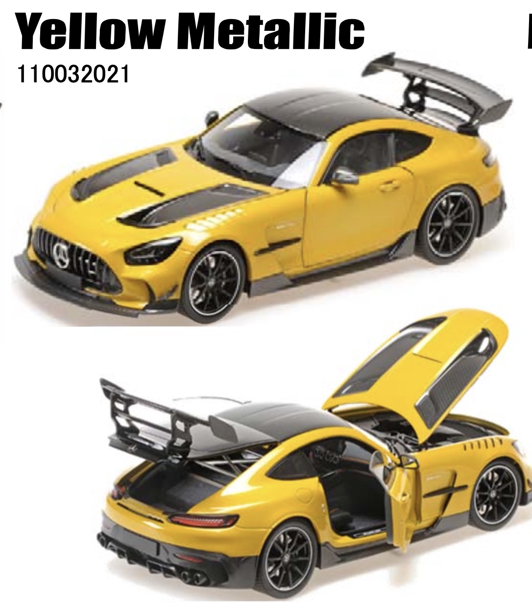 予約] ミニチャンプス 1/18 メルセデス-AMG GT ブラックシリーズ 2021
