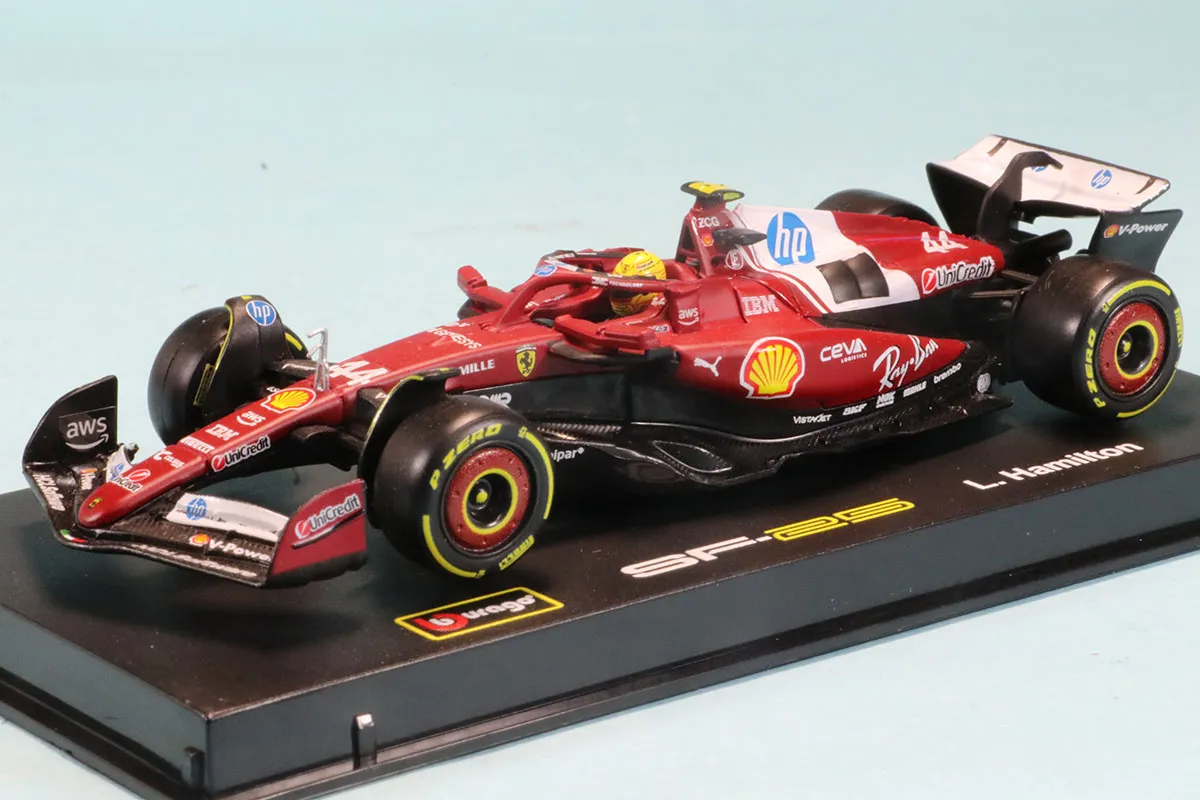 予約] ブラーゴ 1/43 フェラーリ SF-25 2025 No.44 L.ハミルトン