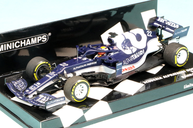 スパーク 1/43 アルファ タウリ AT02 バーレーンGP 2021 9th 角田裕毅