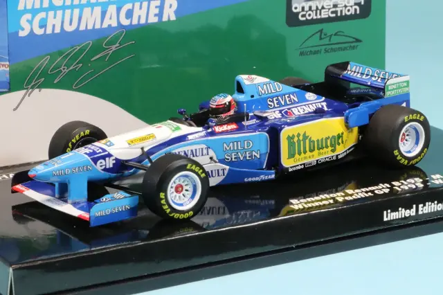ミニチャンプス 1/43 ベネトン B195 ルノー モナコGP 1995 Winner M