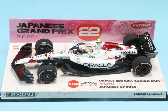 スパーク 1/43 レッドブル RB21 日本GP 2025 角田裕毅 記念ボード付き