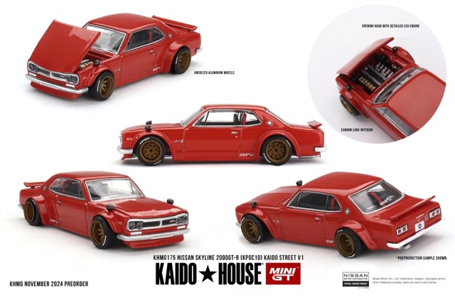 MINI GT 1/64 Nissan スカイライン 2000GT-R(KPGC10) Kaido Works V1