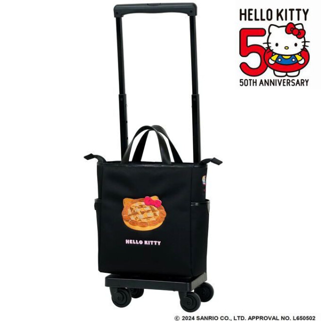D-656 Hello Kitty 50th 刺繍(M18)アップルパイ＜T2キャスター・4輪