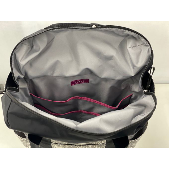 SWANY スワニー キャリーバッグ ユベーロ 4輪 ペイズリー ストッパー付き D-576 ユベーロIII (TS15) ブルー <4輪ストッパー付> 【アウトレット】