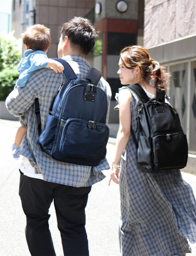 取り外しショルダーバッグ付き 2WAYマザーズリュック (23L) 【SMART