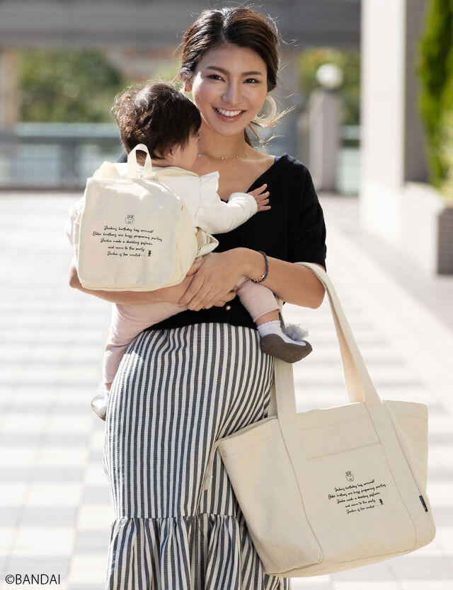 くまのがっこう×スウィートマミーコラボ】キャンバストートバッグ