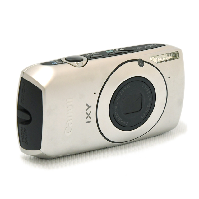中古】キヤノン コンパクトデジタルカメラ IXY 30s シルバー【C】