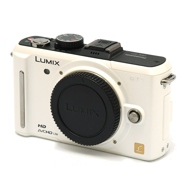 中古】パナソニック ミラーレス一眼 LUMIX DMC-GF1 ホワイト【A】