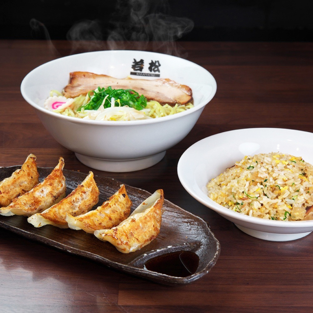 香川県】若松｜ラーメン・チャーハン・ギョーザセット［冷凍］