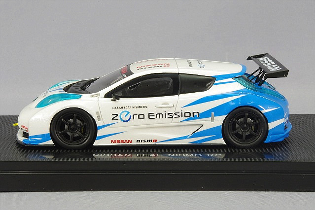 エブロ 1/43 日産 リーフ ニスモ RC ホワイト レジン製
