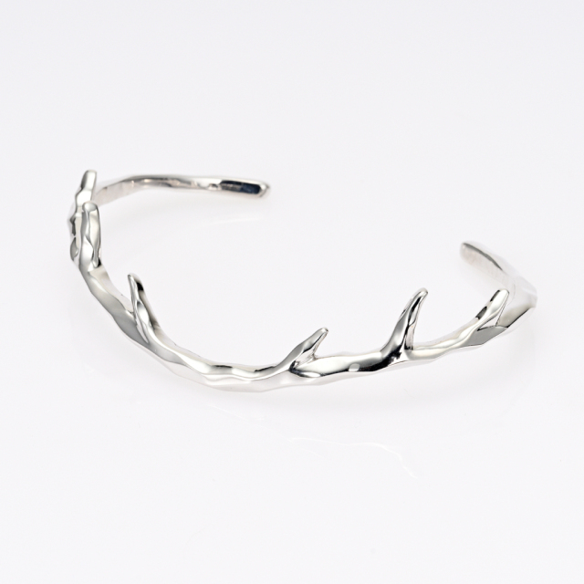 バングル（メンズ） シルバー925 ロジウムコーティング(JLージュエルー