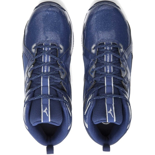 即納】ミズノ ウエーブダイバース LG4 Ltd ネイビー×シルバー×ホワイト