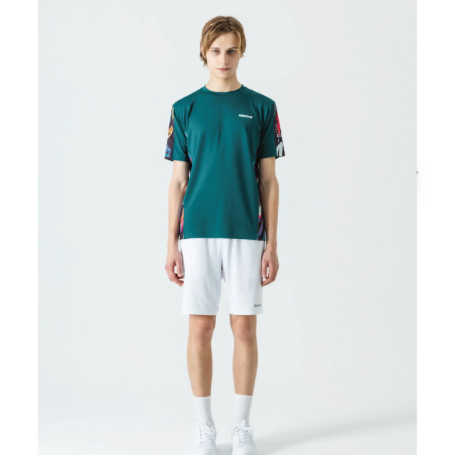 ADMIRAL メンズ サイドライングラフィックTEE ATMA516-060 2025FW