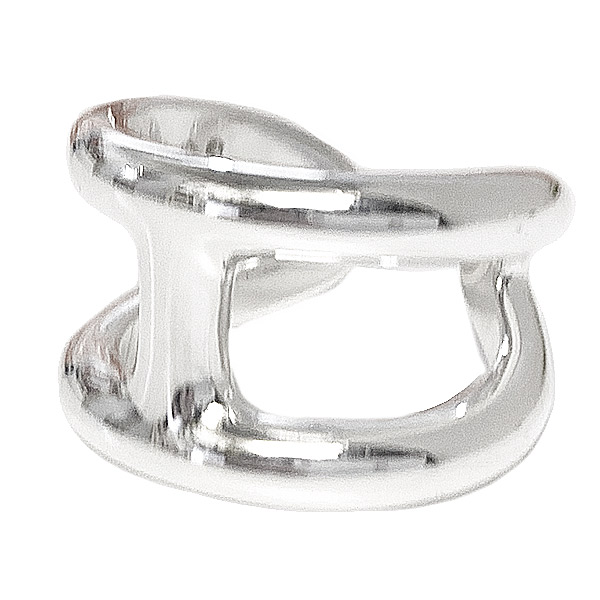 新品 》 エルメス オスモズ GM リング 53 (日本サイズ13号) シルバー製