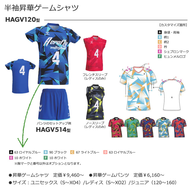 ヒュンメル】【ONLY HUMMEL】HAGV10X 昇華ゲームシャツ(ユニセックス