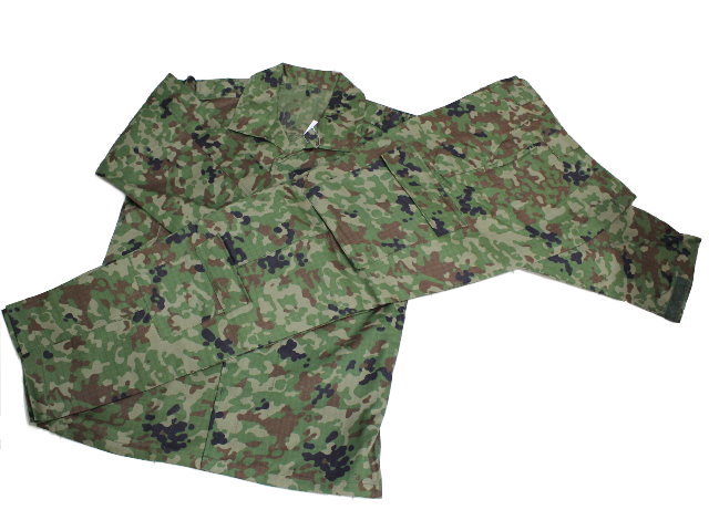 陸上自衛隊 迷彩戦闘服2型 官給品仕様 VCリップストップ生地