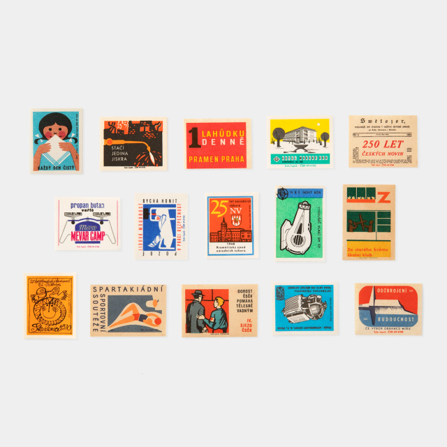 チェコ ヴィンテージマッチラベル (07150924)