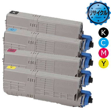 OKI 大容量トナーカートリッジ TC-C4B（K,C,M,Y）2 純正