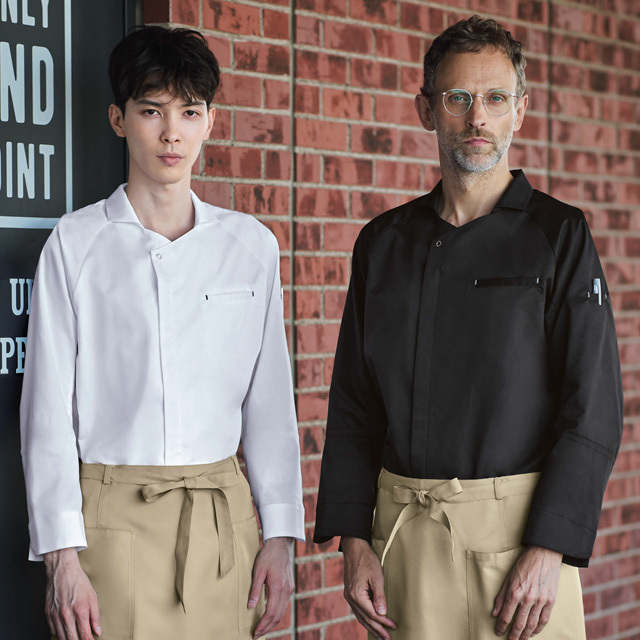 KAZEN(カゼン) KZN615-10 KZN615-15 調理コート(男女兼用)｜カフェ