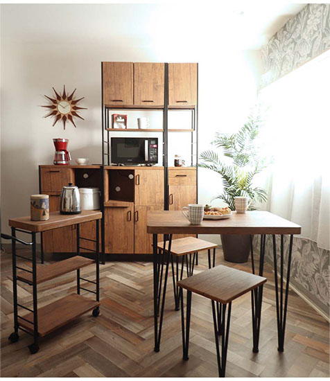 ダイニングテーブルセット 2人用 幅80cm おしゃれ ダークブラウン