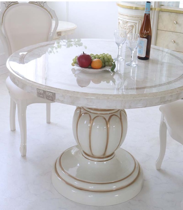 高級イタリア家具 レオナルド(REONARD) 伸長式ダイニングテーブル