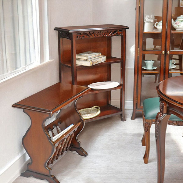 マリナカッシーリ アンティーク調 オープンラック（本棚）｜Y-KAGU