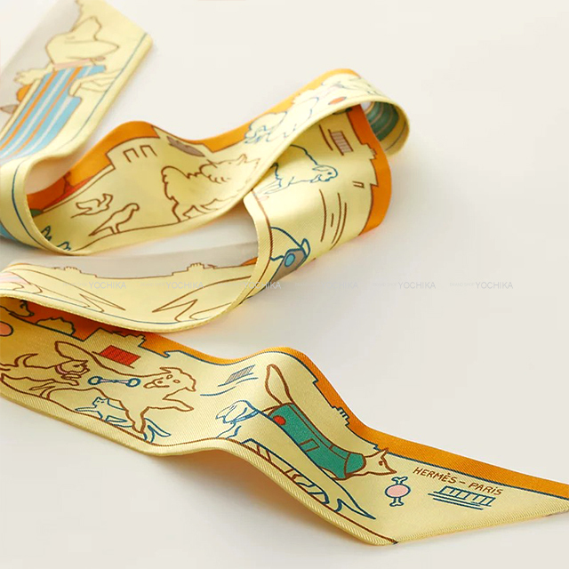 2024年春夏 HERMES エルメス スカーフ ツイリー パリジャンの犬