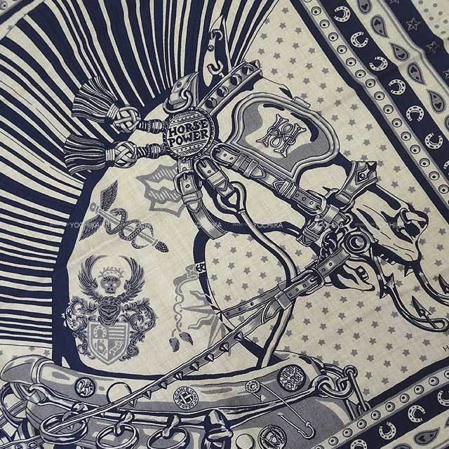 HERMES エルメス スカーフ カレ カレH65 シュヴァル パンク バンダナ