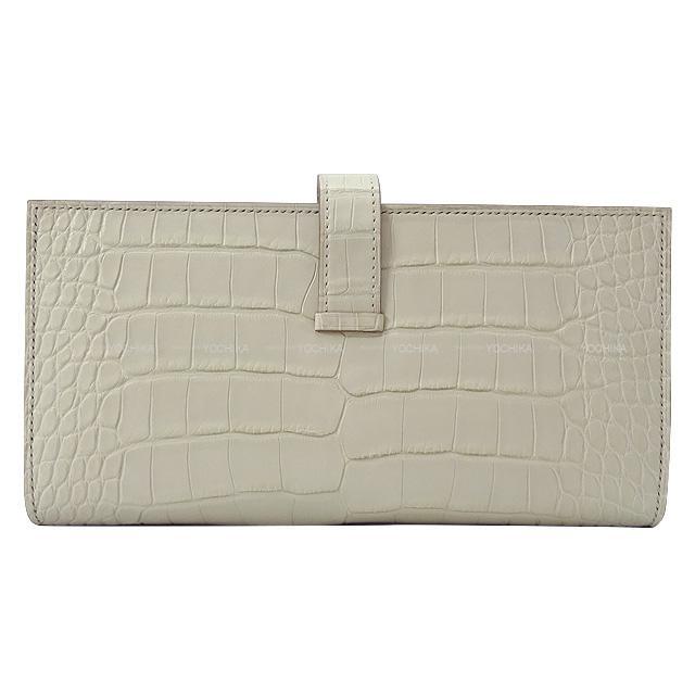 HERMES エルメス 長財布 ベアンスフレ ベトン クロコダイル