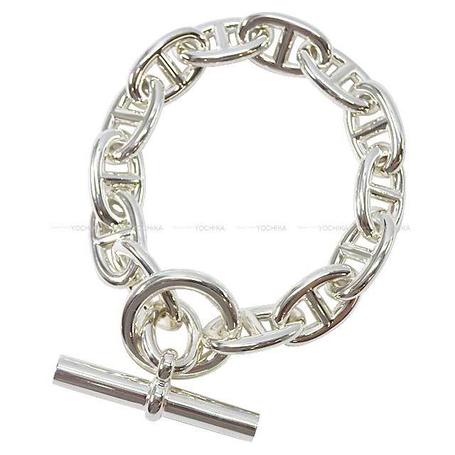 HERMES エルメス ブレスレット シェーヌダンクル TGM 13コマ シルバー