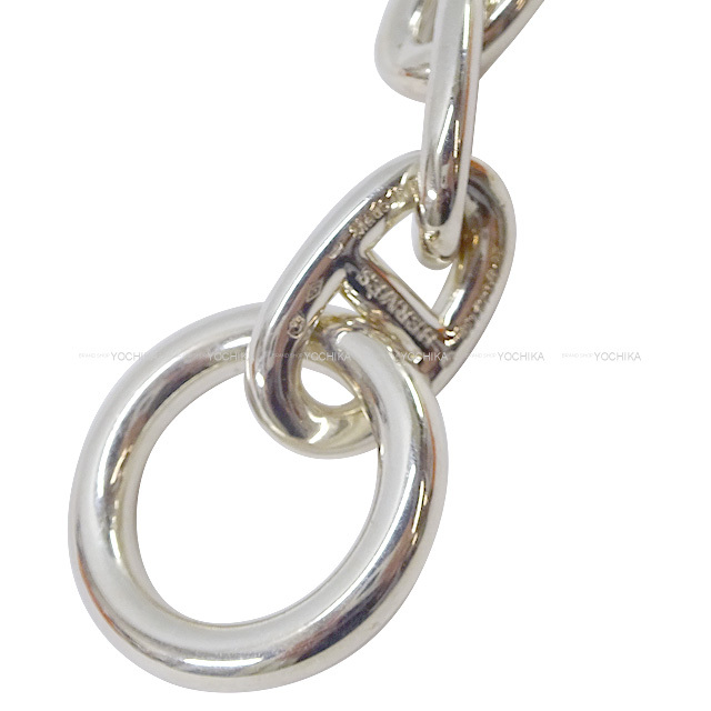 HERMES エルメス ブレスレット シェーヌダンクル TGM 12コマ シルバー