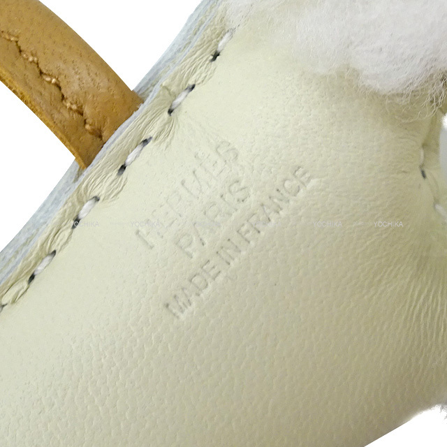 HERMES エルメス バッグチャーム バディ 犬 ソーホワイト エクリュ