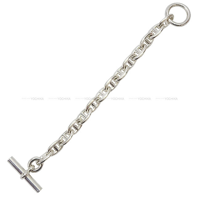 HERMES エルメス ブレスレット シェーヌダンクル MM 14コマ シルバー