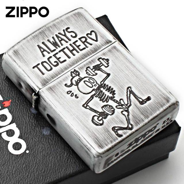 Zippo ジッポー スカル ドクロ 骸骨 ユーズド仕上げ FUNNY SKULL USED