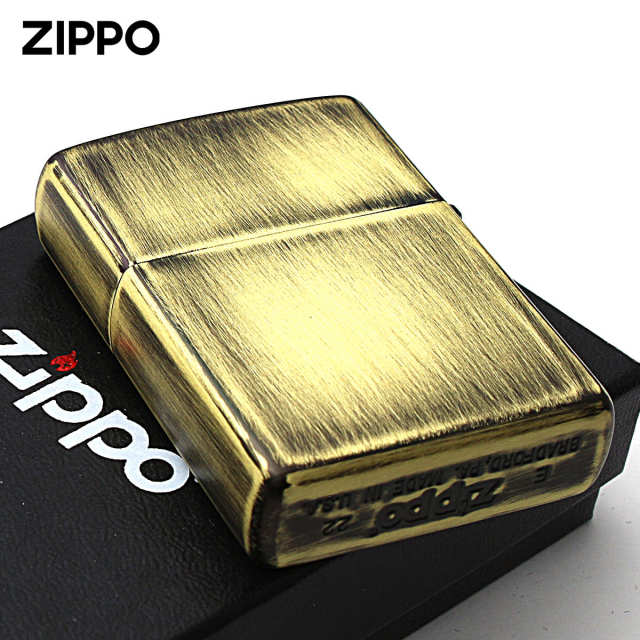 Zippo ジッポー スカル ドクロ 骸骨 真鍮 ブラス ユーズド仕上げ FUNNY