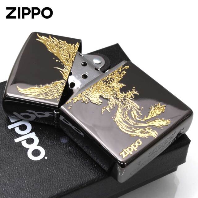 Zippo ジッポー フェニックス 鳳凰 PHOENIX ブラック 2BKG-PHX｜Zippo