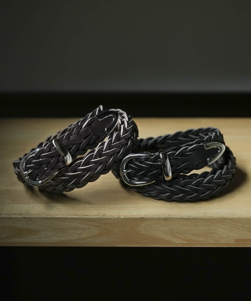 MB ULTIMATE FABRIC レザーメッシュベルト by BRITISH BRIDLE