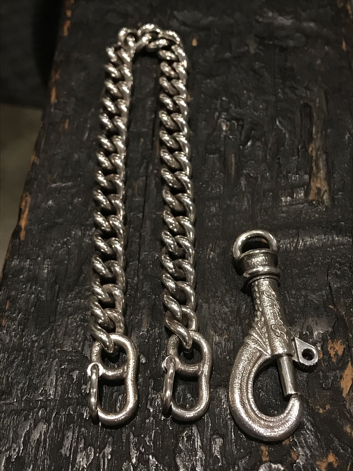 LYNCH SILVERSMITH CHAIN C350✖️30cm＋MINI HOOK(チ