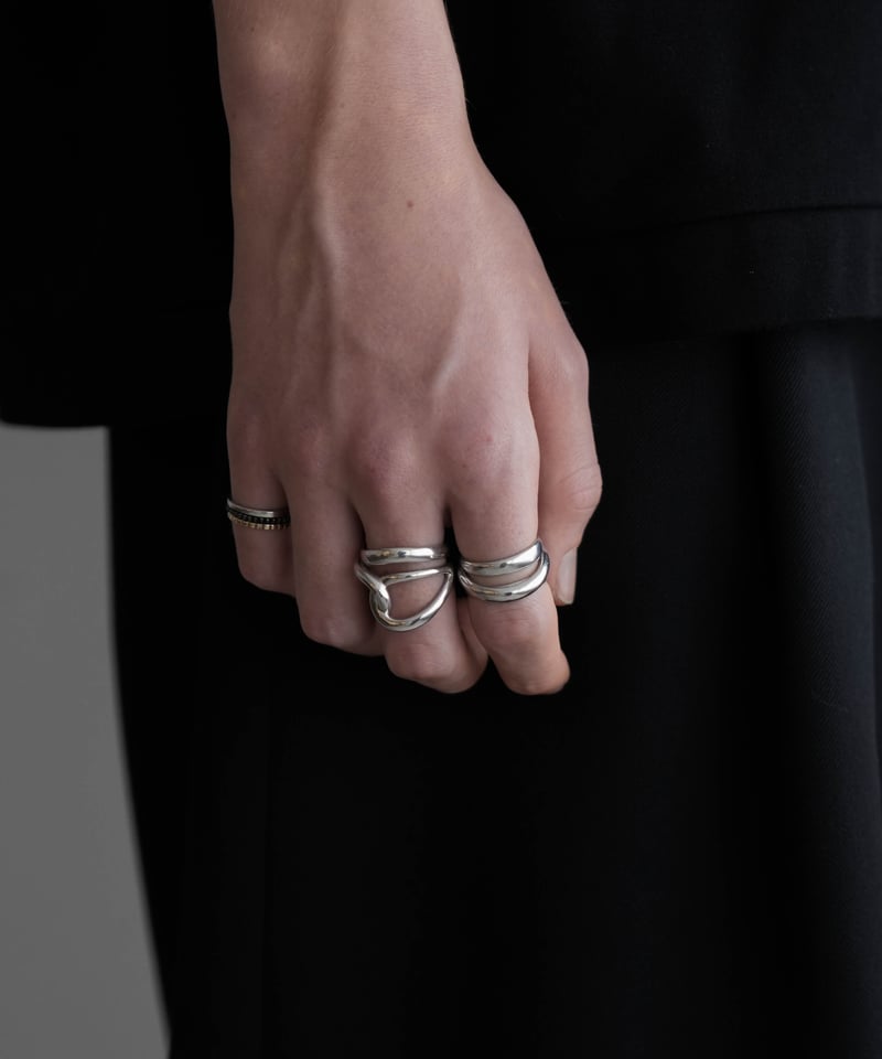 LAYER PINKY RING Silver950 × K10 [3連] | CTHY