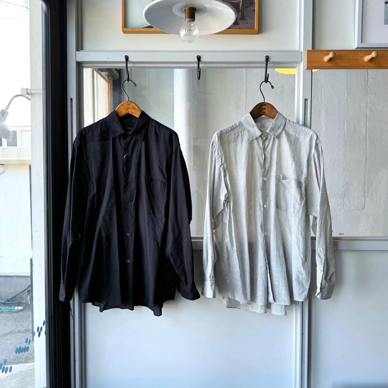 COMOLI KHADIコットン コモリシャツ | Less Higashikawa