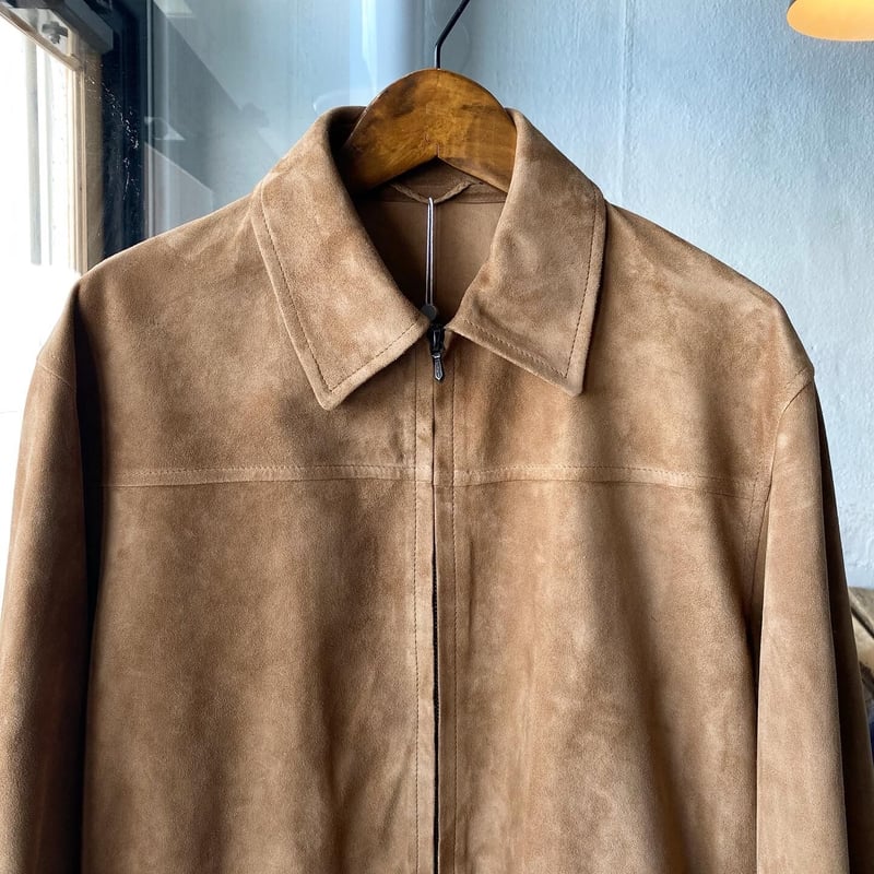 COMOLI シープスエード ジップショートジャケット | Less Higashikawa