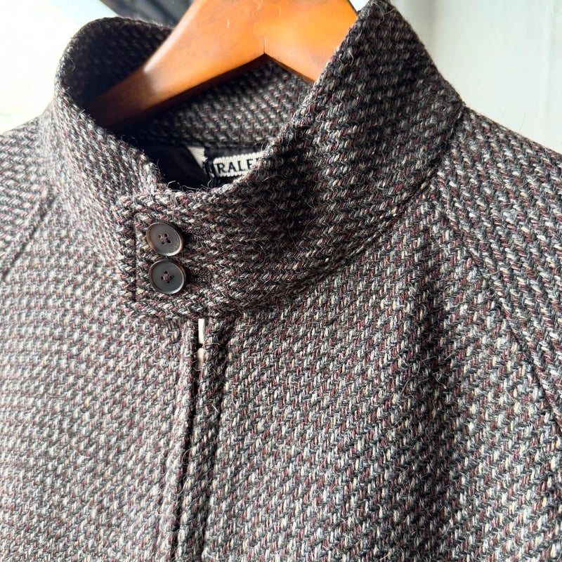 AURALEE ALPACA WOOL SILK TWEED ZIP BLOUSON | Le