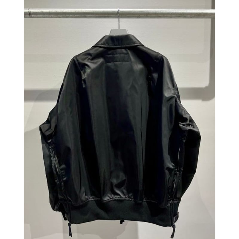 COMME des GARCONS HOMME ナイロンツイル ミリタリージャケット (BLA
