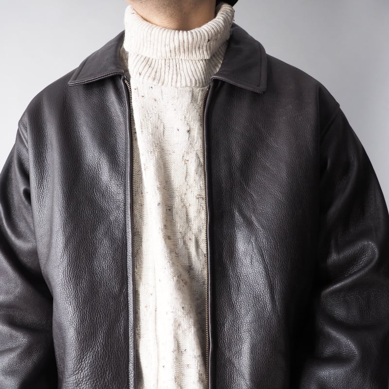 90s Eddie Bauer leather jacket/unisex | used se