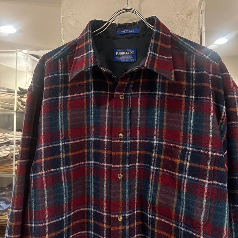 PENDLETON ウールチェックシャツ ペンドルトン Size XL USA製 (S3936