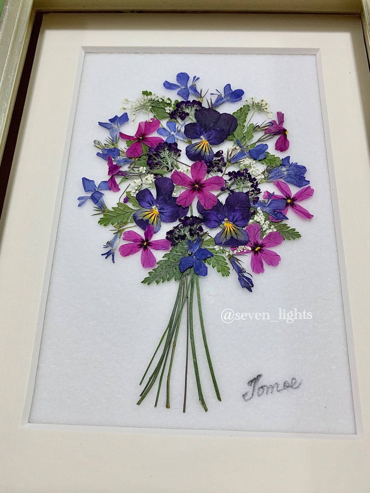 SAIKA 切花風押し花アレンジS額 | 押し花 Shop